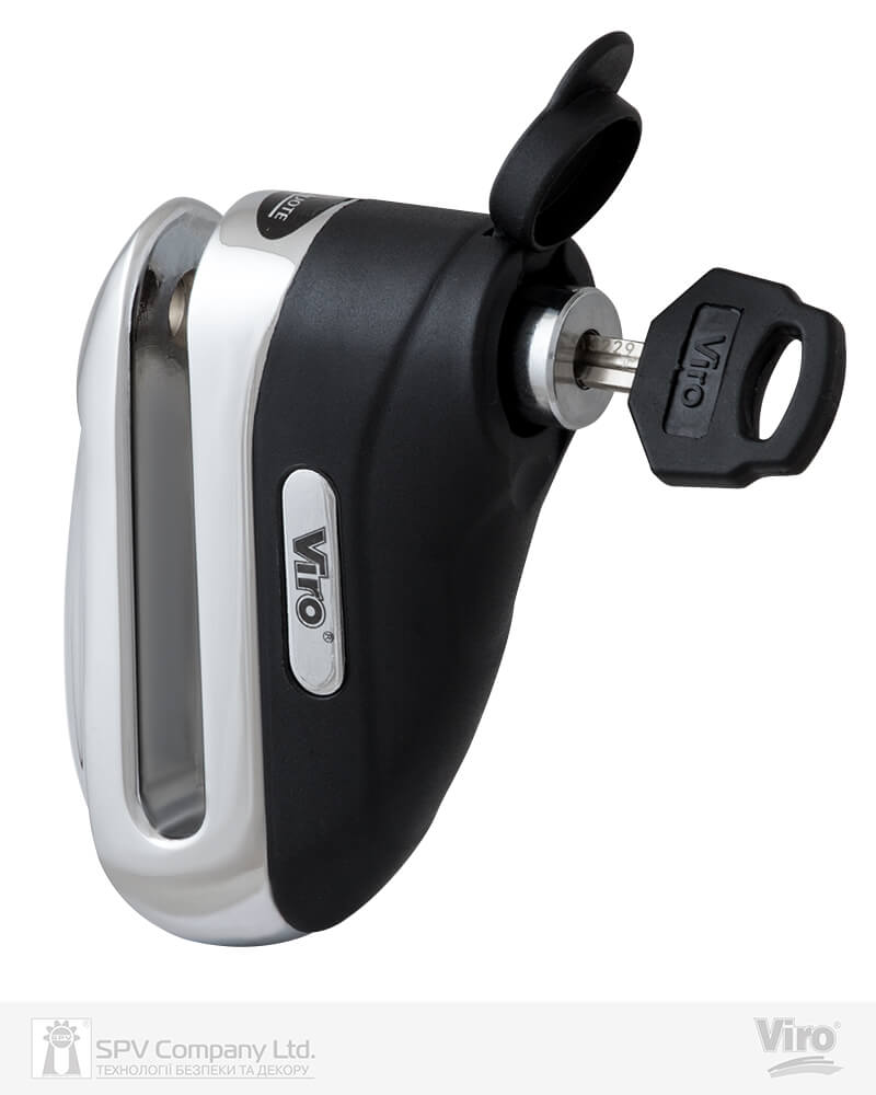Замок VIRO MOTO HAMMER STAINLESS STEEL 2 KEY